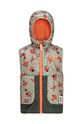 CHLAPEC Dětská vesta Jack Wolfskin SMILEYWORLD AOP VEST 1610781. šedá