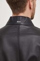Δερμάτινο μπουφάν BOSS 50506353 μαύρο