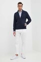 Bavlněný kardigan Polo Ralph Lauren 710A30449 námořnická modř SS24