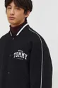 črna Bomber jakna s primesjo volne Tommy Jeans