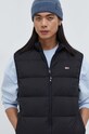 Páperová vesta Tommy Jeans čierna DM0DM17893