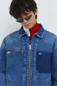 mornarsko modra Bombažna jakna iz jeansa Tommy Jeans
