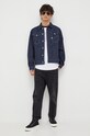 G-Star geacă din denim D23957.D443 bleumarin SS24