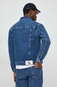 Odzież Calvin Klein Jeans kurtka jeansowa J30J324972 granatowy