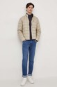 Péřová bunda Calvin Klein Jeans J30J324981 béžová SS24