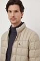 Péřová bunda Calvin Klein Jeans béžová J30J324981