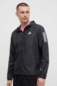 adidas Performance jachetă de alergare Own the Run necaptusit negru IN1483