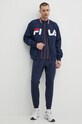 Куртка-бомбер Fila Logrono FAM0679 тёмно-синий SS24
