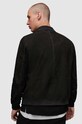 AllSaints kurtka bomber zamszowa Ronan czarny ML075U