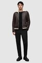AllSaints geaca de piele Rhys ML089Z maro