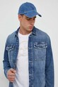 Pepe Jeans geacă din denim Luka Stencil albastru PM402886