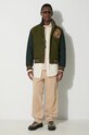 Bomber bunda Billionaire Boys Club Astro Varsity B23402 zelená SS24