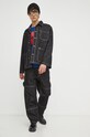 HUGO kurtka jeansowa 50502183 czarny SS24