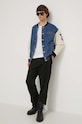 Τζιν μπουφάν bomber Hugo Blue 50511551 μπλε SS24