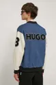 Hugo Blue kurtka bomber jeansowa 100 % Bawełna