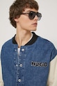 Τζιν μπουφάν bomber Hugo Blue μπλε 50511551
