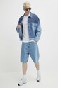 Hugo Blue geacă din denim 50511901 albastru SS24
