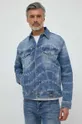 Traper jakna Versace Jeans Couture Temeljni materijal: 98% Pamuk, 2% Elastan Podstava džepova: 65% Poliester, 35% Pamuk