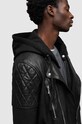 Kožená bunda AllSaints Whitson černá ML066Z