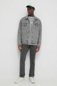 Levi's kurtka jeansowa 72334 szary SS25