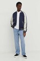Куртка-бомбер The Kooples HBLO28004K темно-синій SS24