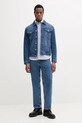 Джинсова куртка United Colors of Benetton 2IPC53GV8 темно-синій SS25