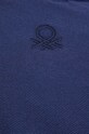 Bavlněná mikina United Colors of Benetton 3ITZU500G námořnická modř