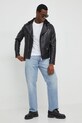 Karl Lagerfeld geaca ramones de piele 534424.555025 negru SS24