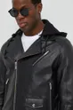 чорний Шкіряна куртка Karl Lagerfeld
