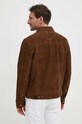 Îmbrăcăminte Pepe Jeans geaca din piele intoarsa VRYSON PM402963 maro