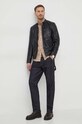 Sisley geaca 25RESN02S negru SS24