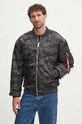 Куртка-бомбер Alpha Industries MA-1 CS Camo чёрный 136136C