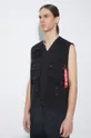 black Alpha Industries vest Military Vest