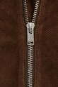 Liu Jo kurtka bomber zamszowa M124P107POINTSUEDE brązowy