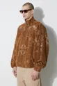 brown Daily Paper jacket Search Rhythm Track Jacket