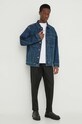 G-Star geacă din denim D24332.D577 bleumarin SS24