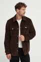 Menčestrová bunda A.P.C. Blouson Alex hnedá COGVV.H02625.CAE