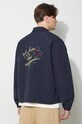 Clothing Drôle de Monsieur jacket La Veste Slogan Esquisse D.JT178.PL131.NY navy