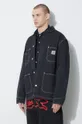 black Carhartt WIP denim jacket OG Chore Coat
