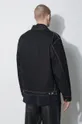 Carhartt WIP denim jacket OG Detroit Jacket Insole: 100% Polyester Filling: 100% Polyester Main: 100% Cotton Pocket lining: 65% Polyester, 35% Cotton