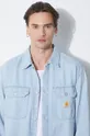 Carhartt WIP geaca jeans Harvey Shirt Jac De bărbați
