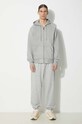 Μπλούζα Carhartt WIP Hooded Chase Jacket I033664.00MXX γκρί AW24