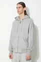 gray Carhartt WIP hooded sweatshirt Chase Jacket