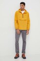 Vjetronepropusna jakna Jack Wolfskin Desert Wind Overhead 1307841 zlatna SS24