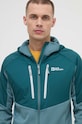 Jack Wolfskin kurtka sportowa Alpgrat Pro Ins Fz zielony 1711291