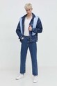 Tommy Jeans geacă din denim DM0DM18971 bleumarin SS24