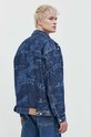 Îmbrăcăminte Tommy Jeans geacă din denim DM0DM18971 bleumarin