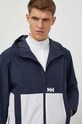 Helly Hansen geaca de ploaie Rig bleumarin 54096