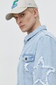 Джинсовая куртка Karl Kani голубой 6077146