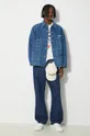 Human Made giacca di jeans Denim Coverall Jacket blu navy